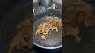 Left over grilled pork chop reheated in frying pan with lard.  This was my OMAD today.