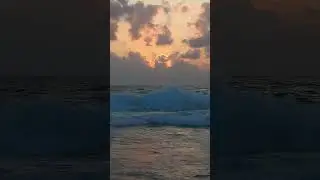 Закат и море