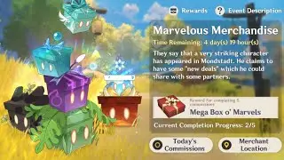 [Genshin Impact] Event - Marvelous Merchandise | Liben’s Daily Commission (Day 3)