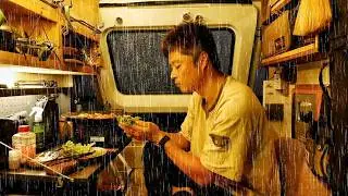 Rainy Car Camping at 1.5km High Summit (Towada-Hachimantai National Park) | Relaxing nature ASMR