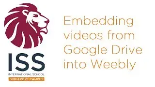 Embedding Videos from Google Drive into Weebly