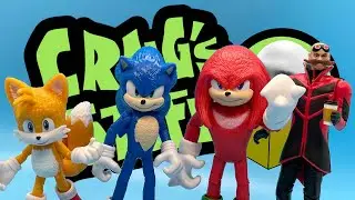 Jakks Pacific Sonic the Hedgehog 2, Tails, Robotnik, Knuckles 4in Movie Wave Action Figure Review