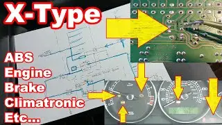 Jaguar X-type (X400) multiple electric faults one common cause... Fault finding and repair.
