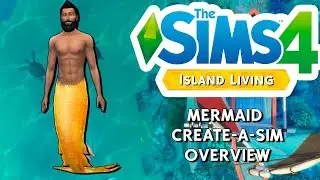 The Sims 4 Island Living | Mermaid Create a Sim Overview