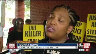 WFTS-ABC Tampa: Grayson Takes Part in Black Lives Matter Protest