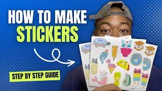 How to make Stickers on Canva | Etsy Stickers for Beginners (Step by Step Tutorial)