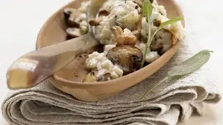 Ризотто с грибами рецепт. Итальянское блюдо из риса.