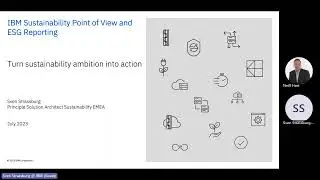 CSI and IBM Sustainability Event - 19 July 2023