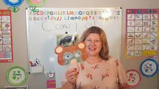 Easy Phonics 'c' as in caterpillar. Phonics for kids. Alphabet. Learn to read.
