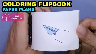 How to make a flipbook with 20 pages (paper plane)