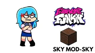 FNF | Friday Night Funkin' Sky Mod - Sky [Minecraft Note Block Cover]