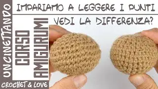 Course for Amigurumi, lesson 4: Let's learn to read the stitches
