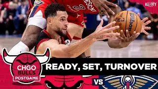 POSTGAME: Zach LaVine hot, but turnovers doom Bulls in season-opening loss | CHGO Bulls Podcast