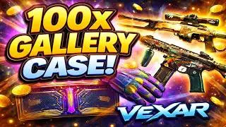 Opening 100x Gallery Case on CSGOCases | CS2 Case Opening