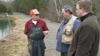 Rainbow Trout Farm Pond Fishing - Thorndike Maine