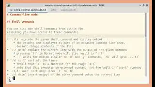 Executing External Commands