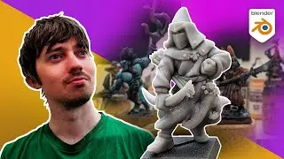 Sculpting a Mordheim Possessed Tabletop Character - Blender 3