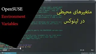 Linux Environment Variable متغیرهای محلی در لینوکس 