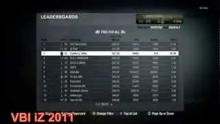 Call of Duty Black Ops Leaderboard Rankings - Free For All - 11/15/10