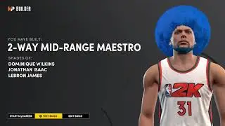 HOW to MAKE the BEST 2 WAY MID RANGE MAESTRO on NBA 2K21 NEXT GEN! BEST SMALL FORWARD 2K21 NEXT GEN!