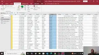 how to import CSV file in MS Access