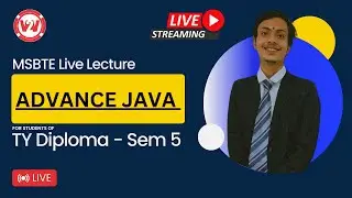 MSBTE  Sem - 5 | Advance Java | TY DIPLOMA | Live Lecture