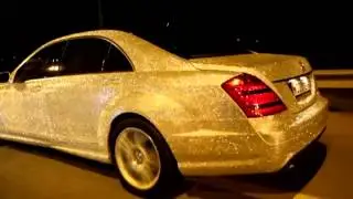 Mercedes Benz S class W221 in Swarovski crystals В стразах