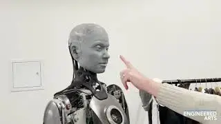 Ameca Interaction demonstrated unique ability to imitate human facial expressions and reproduce indi