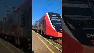 Прибытие электропоезда Финист по станции Железнодорожная СВРД