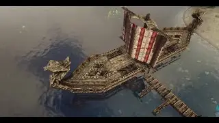 ark Viking boat build raft