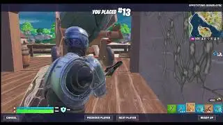 I spectated someone who DIDN