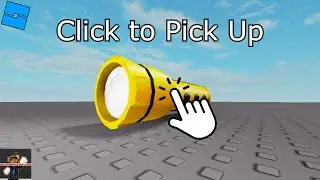 How to Click to Pick Up Tools in Roblox Studio