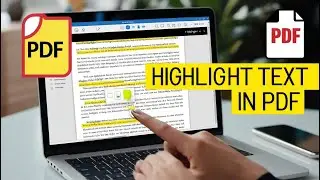 How to Easily Highlight Text in a PDF on PC/Laptop