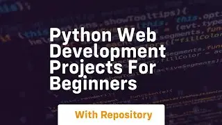 python web development projects for beginners