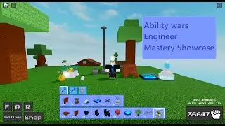 Roblox Ability Wars Mastered Engineer Showcase