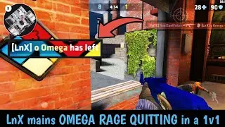 Doomed Fate  RealZuelFakar Vs LnX Omega I 1v1 I Rage Quits