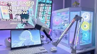 FIFINE BM38 Review & Unboxing | 👾🌟 This is The Future of Boom Arms! 🔮