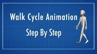 animation walk cycle step by step tutorial
