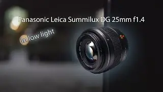 Panasonic Leica 25mm f1.4 GX7 simple low light test