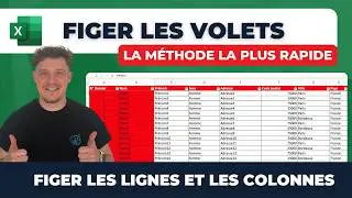 Comment figer des lignes et colonnes sur Excel ? (Figer les volets)