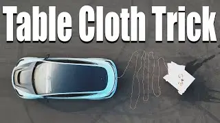 Table Cloth Trick with a Tesla!