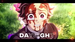 [ TANJIRO VS HANTENGU ] - [ DAYLIGHT - AMV/EDIT ] - [ ALIGHT MOTION ] #anime #amv #alightmotion