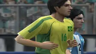 Pro Evolution Soccer 4 (2024) - Brazil Vs Argentina - Gameplay (PC/Win 10) [1080p60FPS]