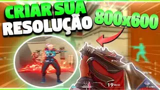 COMO CRIAR SUA PRÓPRIA RESOLUÇÃO NO VALORANT ( Como Modificar a Resolução do Valorant )
