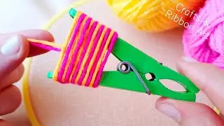It's so Beautiful 💖🌟 Superb Flower Craft Idea with Wool - DIY Amazing Yarn Flower Design