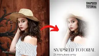 girls photo editing on snapseed apps 