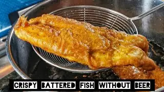 Crispy Batter Fried Fish (Without Beer) | Fish Batter Recipe | Crispy Fish Fry | Fried Haddock