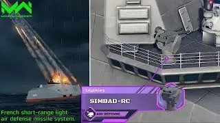 New Locked Air Defense Simbad-RC Full Review and Test | SPS Smart 8000 AA | Modern Warships