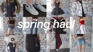 Spring Try On Haul + What I Got For My 16th Birthday! Brandy Melville LF, Frame, Golden Goose, + Mor