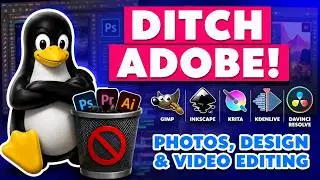 Best Linux Replacements for Adobe Creative Cloud (Photos, Design & Video Editing)
